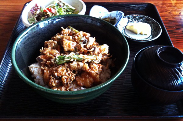 小柱のかき揚げ丼